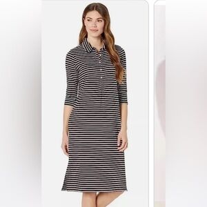 New with tag vineyard vines midi Margo shirt dress striped Sankaty